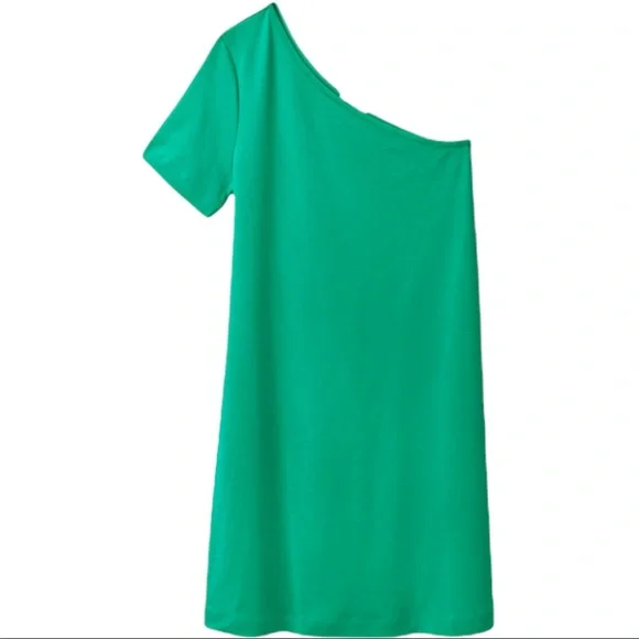 NWT COS Bright Green T Shirt Dress - Picture 9 of 11